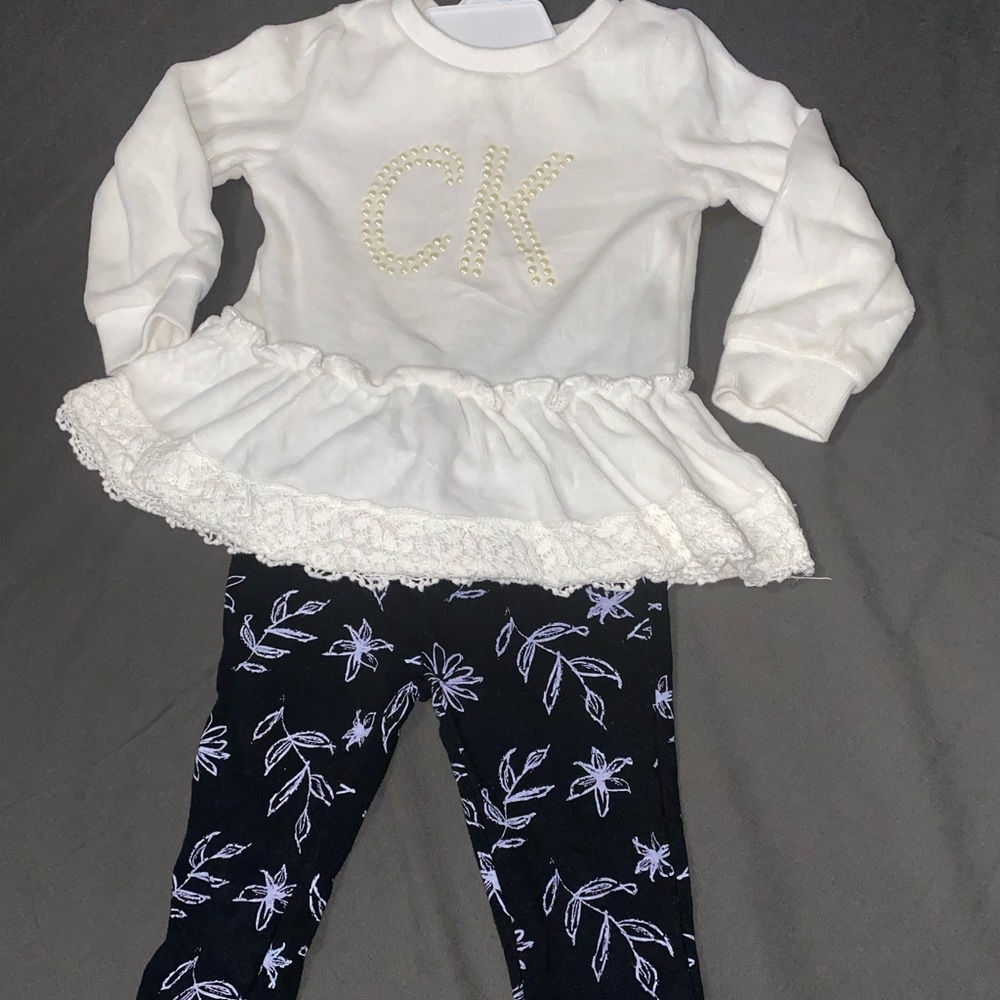 CALVIN KLEIN 2T Girls Set